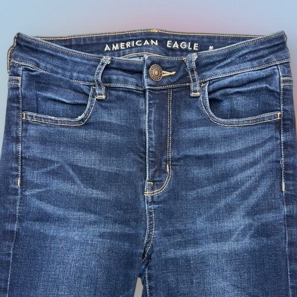 American Eagle Outfitters Denim - AMERICAN EAGLE Women's 2 HI-RISE JEGGING Blue Jeans